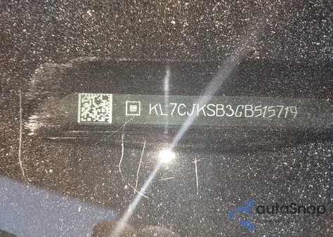 2016 Chevrolet Trax 1Ls z USA, uszkodzony, nr VIN KL7CJKSB3GBC51579